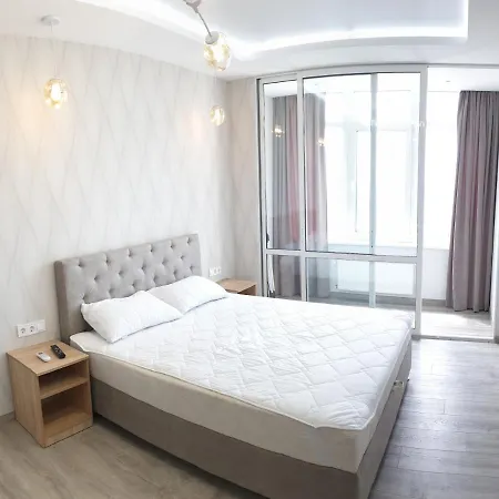 Apartment Cozy 449 With A Bedroom On The 22nd Floor In The Center Odesa